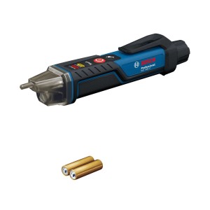 Bosch Professional GVD 1000-17 feszültségvizsgáló, kék/fekete, elemekkel. Érintésmentes.