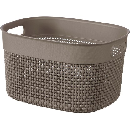 Curver Filo kosár újrahasznosított műanyagból S méret cappuccino
