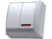 Mentavill csillárkapcsoló Mini 105j jelzőfényes