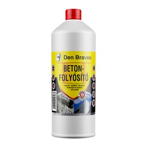 Den Braven betonfolyósító flakon cementhez és habarcshoz.
