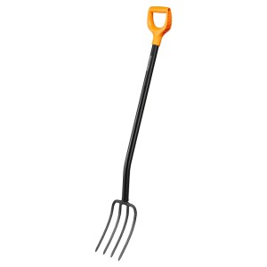 Fiskars Solid ásóvilla, ideális talajműveléshez. Fém villa D-markolattal.