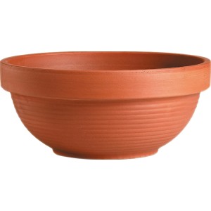 Deroma ültetőtál, Ø 20 cm, terrakotta, klasszikus forma kertbe és erkélyre.