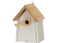 Fészekodú madár mintával FSC® világosszürke-barna