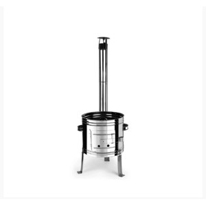 Perfect Home Inox parti üstház 36 cm + kémény + könyök + kalap