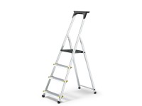 Casasi alumínium létra 4 fokos Max. 150 kg szerszámtartóval