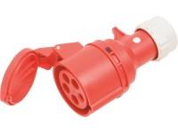 CEE lengőaljzat 5 pólusú IP44 16 A piros CEE lengőaljzat 5 pólusú IP44 16 A piros