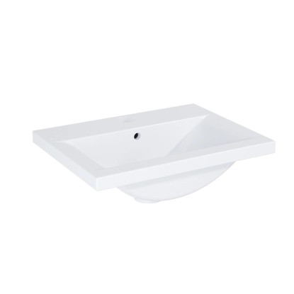 Beépíthető mosdó Cheese 50 cm fehér