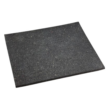 Mosógépalátét 60 cm x 60 cm x 1 cm Fekete (csúszásgátló és rezgéscsillapító)