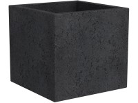 Scheurich C-Cube 240 virágtartó 28,5 cm fekete