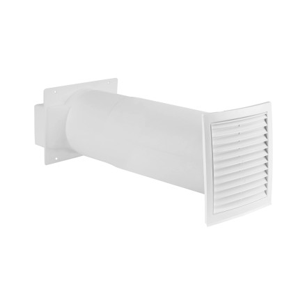 OBI szellőzőrács-cső teleszkópos négyszögletes fali  220 mm x 90 mm