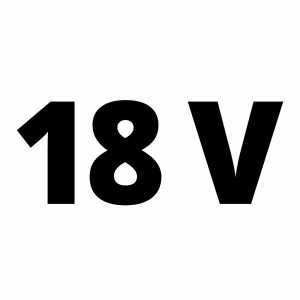 Szimbólumkép: 18V jelölés Einhell Power X-Change akkumulátorhoz.