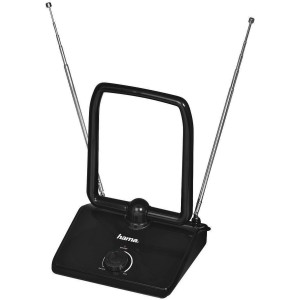 Hama DVB-T/T2 szobai antenna klasszikus dizájnnal a digitális TV vételhez.
