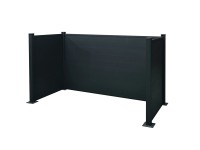 Floraworld kukatároló 3 kukához alumínium sima antracit Floraworld kukatároló 3 kukához alumínium sima antracit