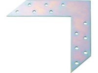 Sarokösszekötő horganyzott fehér 150 mm x 150 mm x 35 mm Sarokösszekötő horganyzott fehér 150 mm x 150 mm x 35 mm