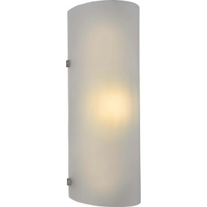 Fali lámpa üvegburával, 1 izzós, beltéri használatra. Egyszerű design.