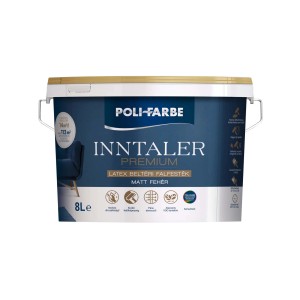 Vödör Inntaler Premium Latex beltéri festék, matt fehér falfesték.