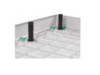 Előlap HERA 90 szögletes SMC zuhanytálcához fehér