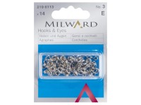 Horgos kapocs sárgaréz ezüst no. 3 Horgos kapocs sárgaréz ezüst no. 3