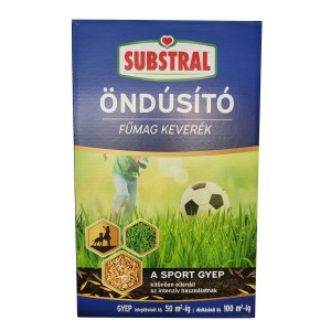 Substral 't.b.t.' fűmag sportpázsithoz. Tartós fűkeverék.