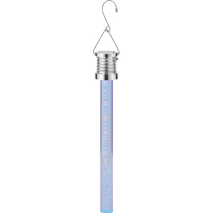 Napelemes függőlámpa LED-es rúd kék 3 cm x 22 cm