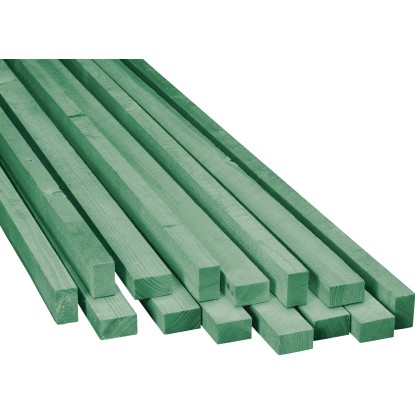 Szélezett fa, nyers fűrészáru, lucfenyő/jegenyefenyő, impregnált, 38 mm x 58 mm