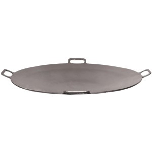 Buschbeck wok betét 80 cm-es tűztálhoz, acélból, ideális kültéri főzéshez.