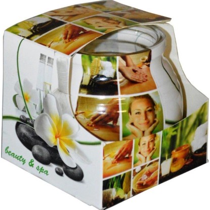Üvegpoharas illatmécses beauty & spa 70 mm x 75 mm