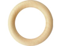 Ráti függönykarika fa 10 db natúr