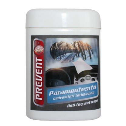 Prevent páramentesítő nedvesített törlőkendő műanyag dobozos 20 darab