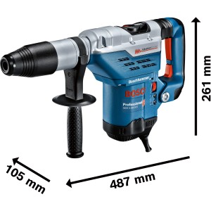 Bosch Professional GBH 5-40 DCE fúrókalapács, kék fúrókalapács kőhöz, terméskőhöz és betonhoz.