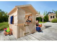 Weka játszóház sárkánytorony Tabaluga natúr 154 cm x 284 cm x 153 cm Weka játszóház sárkánytorony Tabaluga natúr 154 cm x 284 cm x 153 cm