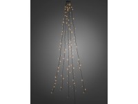 Konstsmide LED fényfüzér gyűrűvel 2,4 m borostyánsárga Konstsmide LED fényfüzér gyűrűvel 2,4 m borostyánsárga