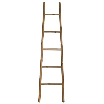 MSV törülközőtartó bambusz dekorlétra 5 fokos