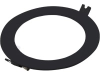 Rábalux Shaun2 beltéri mennyezeti beépíthető lámpa kerek fekete LED 6W