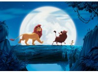 Komar nemszőtt fotótapéta Disney The Lion King Full Moon Walk kék