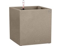 Lechuza Canto Stone 30 low kockakaspó homokbézs 30 cm x 30 cm