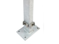 Floraworld sarokoszlop ráhegesztett talplemezzel horganyzott 69 cm