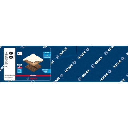 Bosch Expert csiszolószivacs S473 98 mm x 120 mm x 13 mm szuperfinomságú