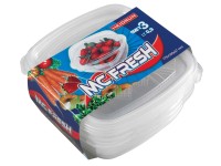 Ételtároló 3 x 0,9 l