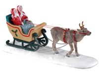 Lemax LED karácsonyi dioráma szánkózás