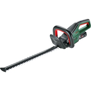 Bosch Universal Hedge Cut 18-55 akkus sövényvágó: Precíz sövénynyíráshoz.