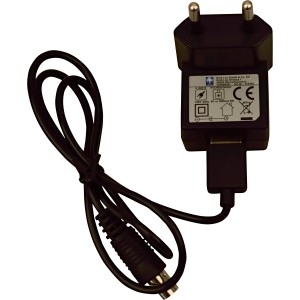 Töltő LUX akkus fű- és cserjévágó készlethez A-GS-70/110. Fekete, kábellel.