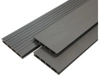 WPC teraszburkoló padlódeszka antracit 2,1 cm x 14,5 cm x 220 cm