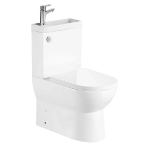 Aqualine JALTA HYGIE monoblokkos WC alsó/hátsó kifolyású, mosdóval