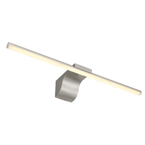 Modern, fém színű Pepe LED fali lámpa, 60,8 cm széles, hangulatos világításhoz.
