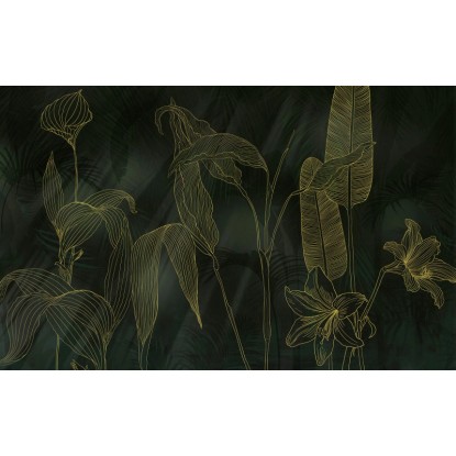 Komar fotótapéta Darkest Green 400 cm x 250 cm