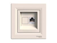 Asfora RJ45 adatcsatlakozó CAT5E UTP bézs Asfora RJ45 adatcsatlakozó CAT5E UTP bézs