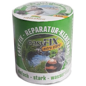 easyFix javító szalag, fekete, 150 cm-es tekercs tófóliákhoz, vízálló és extra erős.