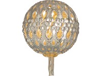 OBI karácsonyi LED fényfüzér 1,35 m ezüst gömbök elemes OBI karácsonyi LED fényfüzér 1,35 m ezüst gömbök elemes