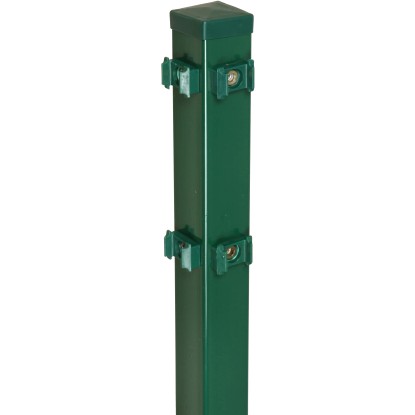 Sarokoszlop kétrudas hálós kerítéspanelhez zöld 140 cm